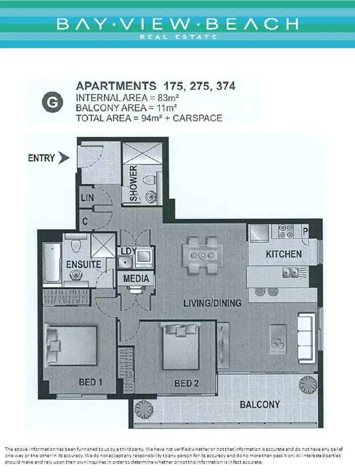 Floorplan of Homely apartment listing, 374/79 Macpherson Street, Warriewood NSW 2102