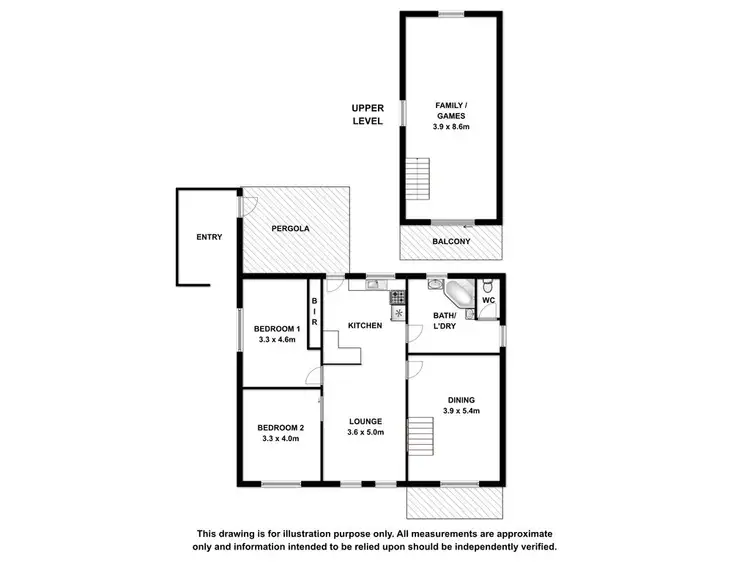 Floorplan of Homely house listing, 14 Glynn Drive, Nene Valley SA 5291