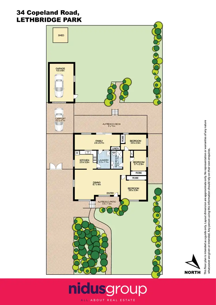 Floorplan of Homely house listing, 34 Copeland Road, Lethbridge Park NSW 2770