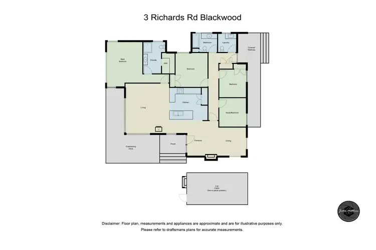 Floorplan of Homely house listing, 3 Richards Road, Blackwood VIC 3458