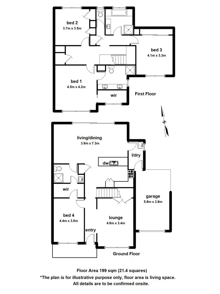 Floorplan of Homely townhouse listing, 10/241 Soldiers Road, Beaconsfield VIC 3807