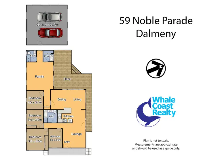 Floorplan of Homely house listing, 59 Noble Parade, Dalmeny NSW 2546