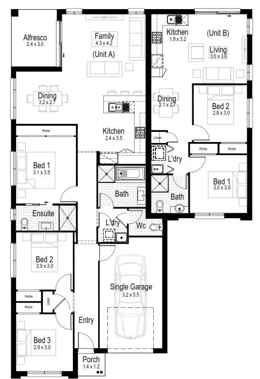 Floorplan of Homely house listing, Address available on request