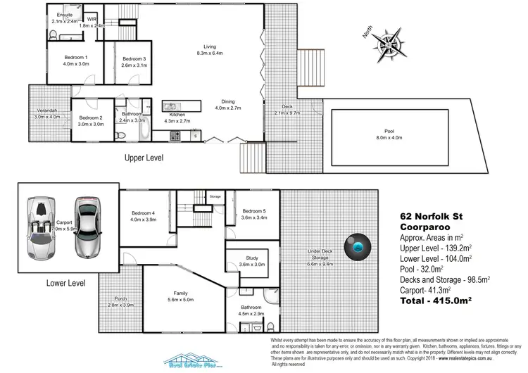 Floorplan of Homely house listing, 62 Norfolk Street, Coorparoo QLD 4151