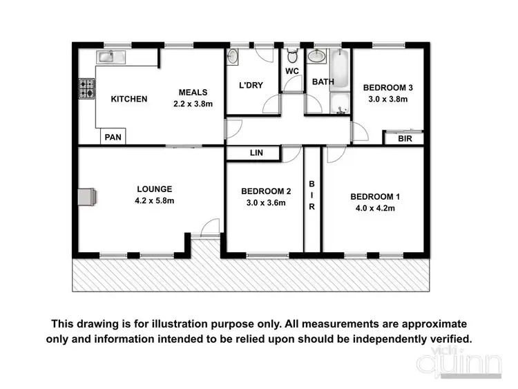 Floorplan of Homely house listing, 14 Lange Street, Mount Gambier SA 5290