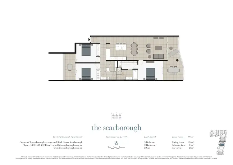 Floorplan of Homely apartment listing, 45/113 Landsborough Avenue, Scarborough QLD 4020