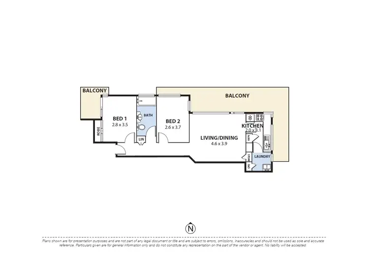 Floorplan of Homely apartment listing, 5/27 Church Street, Wollongong NSW 2500