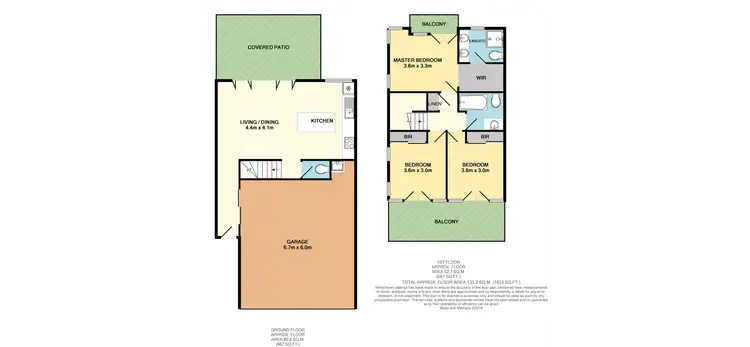 Floorplan of Homely townhouse listing, 1/146 Carmody Road, St Lucia QLD 4067