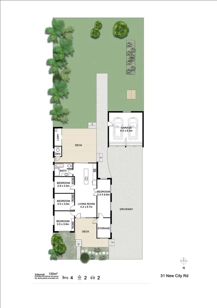 Floorplan of Homely house listing, 31 New City Road, Mullumbimby NSW 2482