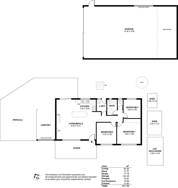 Floorplan of Homely rural property listing, 9 Nioka Drive, Ironbank SA 5153
