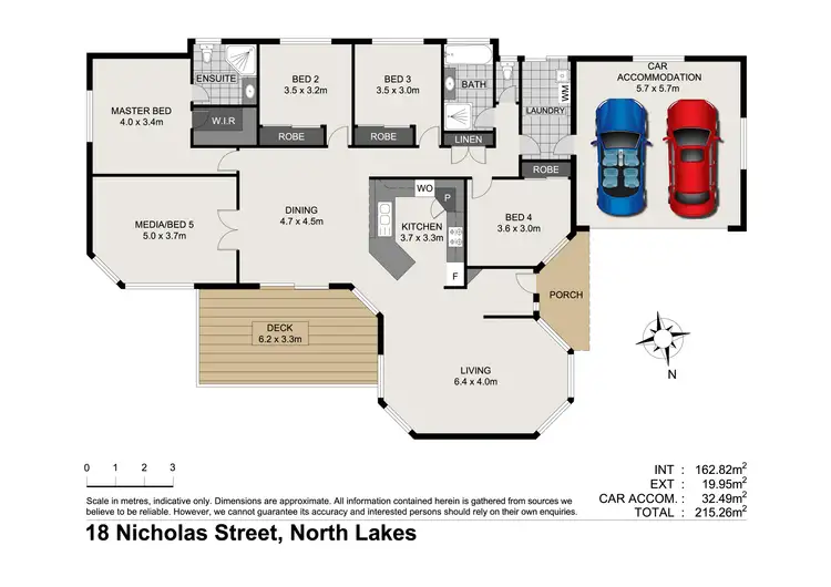 Floorplan of Homely house listing, 18 Nicholas Street, North Lakes QLD 4509