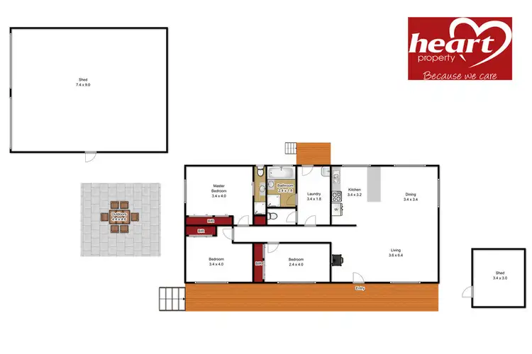 Floorplan of Homely house listing, 128-132 Ti-Tree Drive, Golden Beach VIC 3851