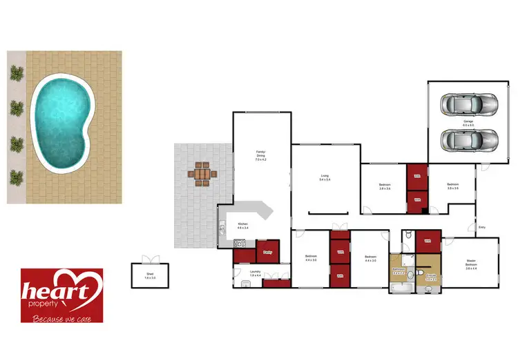 Floorplan of Homely house listing, 30 Marilyn Way, Sale VIC 3850