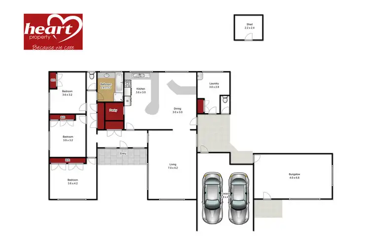 Floorplan of Homely house listing, 29 Hutchison Street, Sale VIC 3850