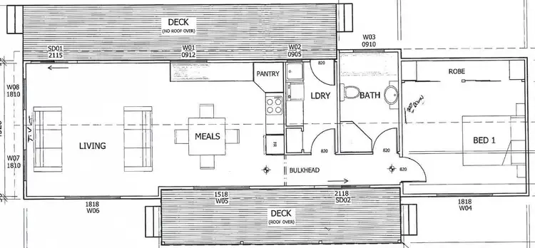 Floorplan of Homely house listing, 8 Serrata Crescent, Sisters Beach TAS 7321