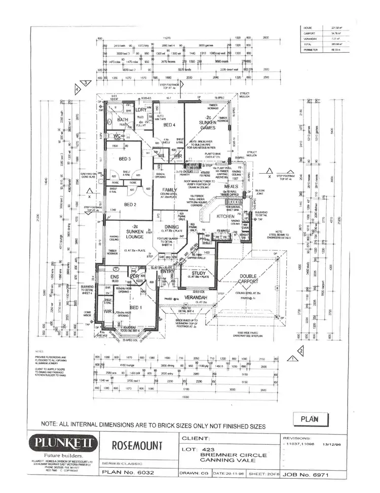 Floorplan of Homely house listing, 42 Bremner Circle, Canning Vale WA 6155