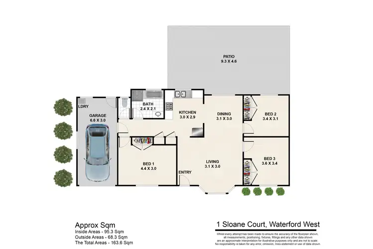 Floorplan of Homely house listing, 1 Sloane Court, Waterford West QLD 4133