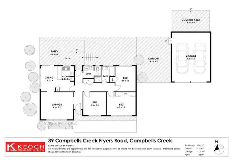 Floorplan of Homely house listing, 39 Fryers Road, Campbells Creek VIC 3451