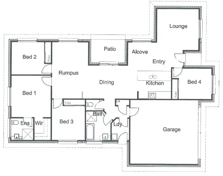 Floorplan of Homely house listing, 13 Chanel Court, Wulkuraka QLD 4305