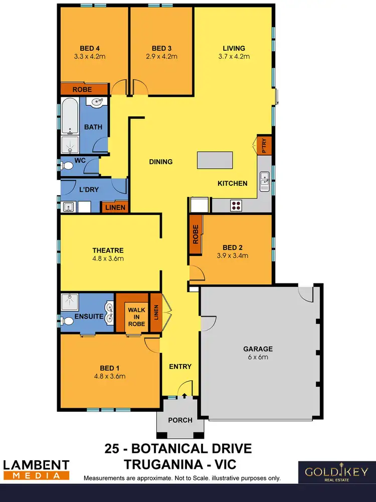 Floorplan of Homely house listing, 25 Botanical Drive, Truganina VIC 3029