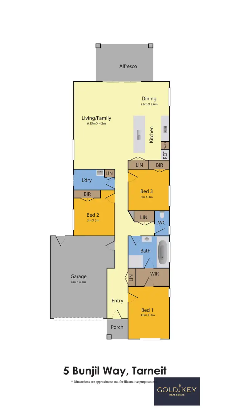 Floorplan of Homely house listing, 5 Bunjil Way, Tarneit VIC 3029