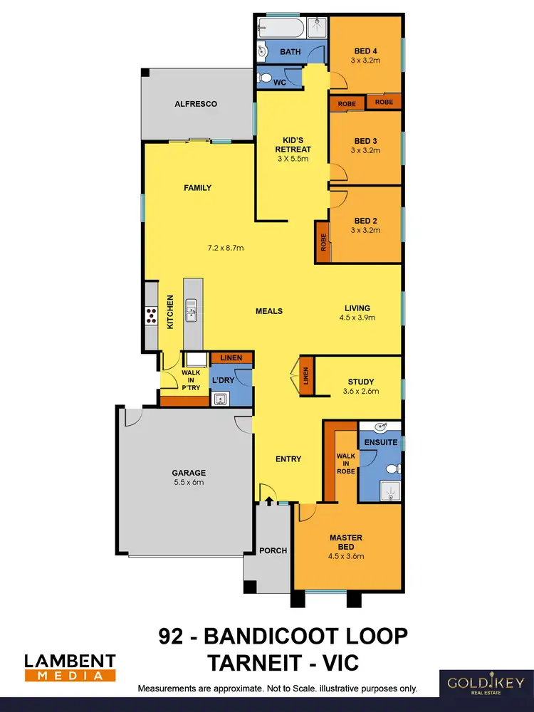 Floorplan of Homely house listing, 92 Bandicoot Loop, Tarneit VIC 3029