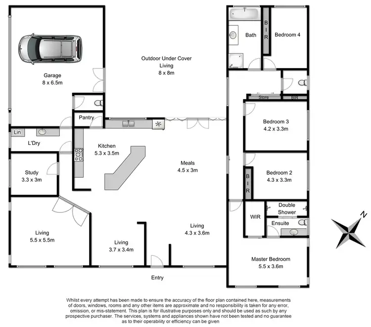Floorplan of Homely house listing, 134 Model Lane, Port Fairy VIC 3284