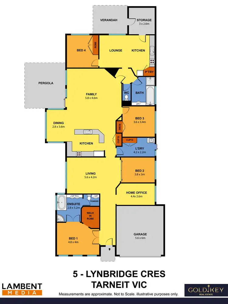 Floorplan of Homely house listing, 5 Lynbridge Crescent, Tarneit VIC 3029