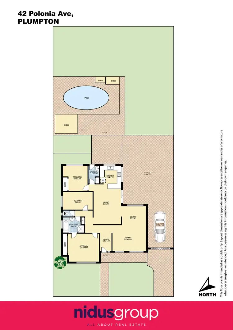 Floorplan of Homely house listing, 42 Polonia Avenue, Plumpton NSW 2761