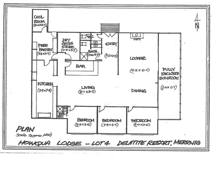 Floorplan of Homely villa listing, 4/4 Omega Street, Merrijig VIC 3723