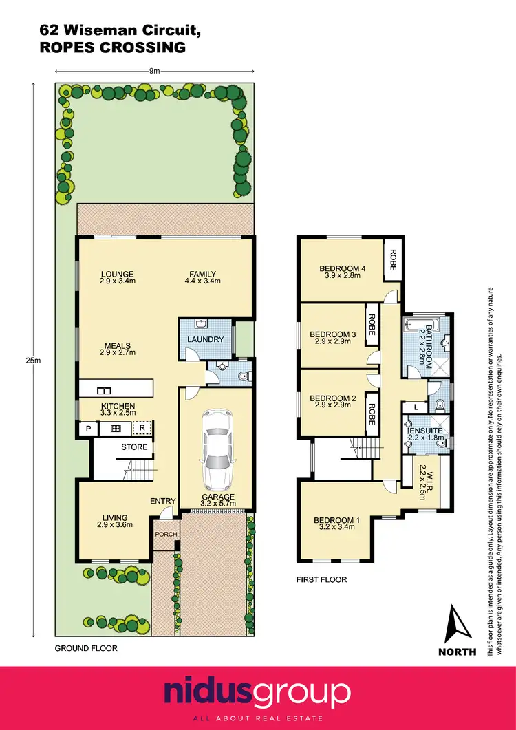 Floorplan of Homely house listing, 62 Wiseman Circuit, Ropes Crossing NSW 2760