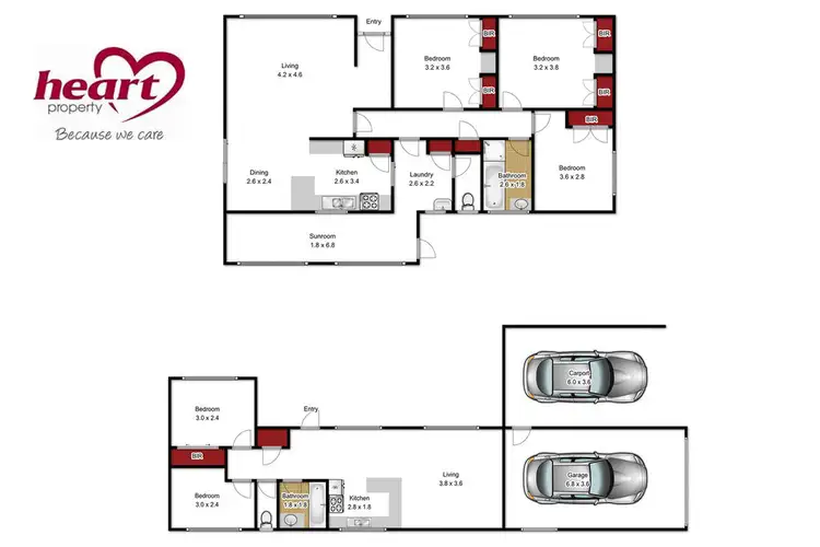 Floorplan of Homely house listing, 19 Darling Street, Sale VIC 3850