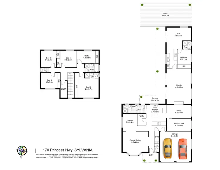 Floorplan of Homely house listing, 170 Princes HIGHWAY, Sylvania NSW 2224
