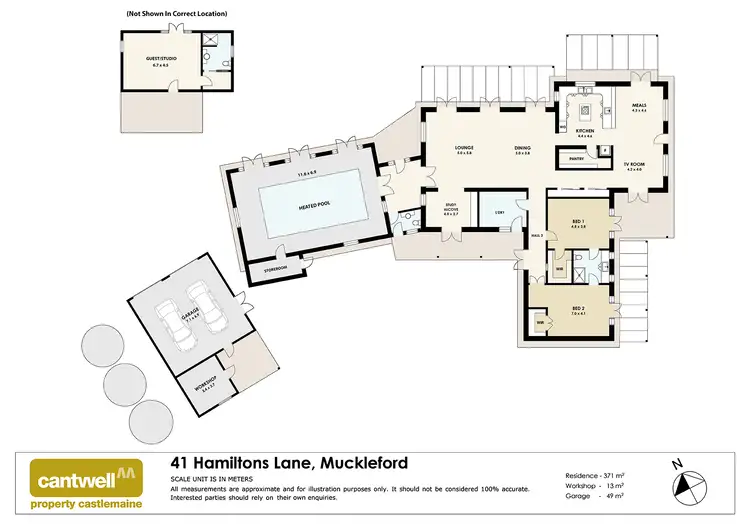 Floorplan of Homely rural property listing, 41 Hamiltons Lane, Muckleford VIC 3451