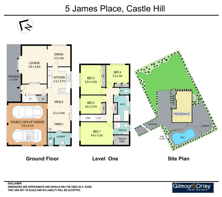 Floorplan of Homely house listing, 5 James Place, Castle Hill NSW 2154