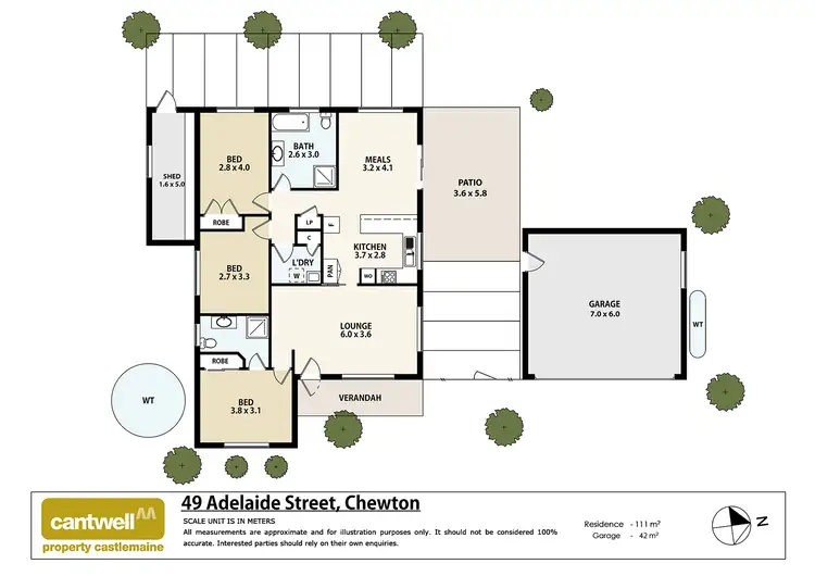 Floorplan of Homely house listing, 49 Adelaide Street, Chewton VIC 3451