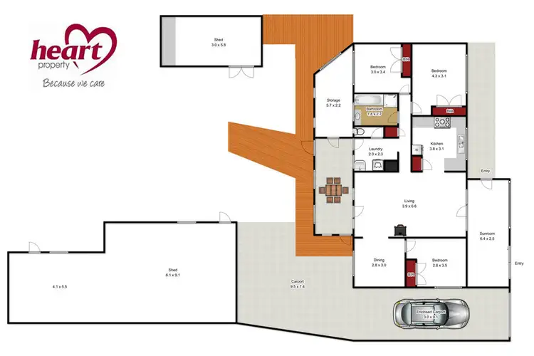 Floorplan of Homely house listing, 2 Bolden Street, Stratford VIC 3862