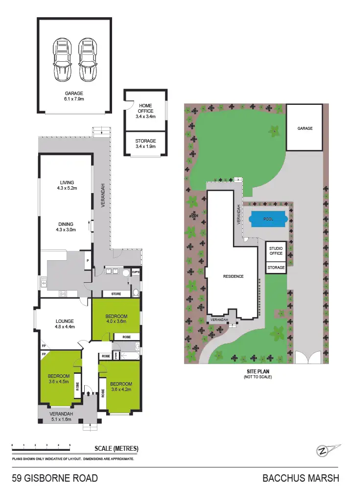 Floorplan of Homely house listing, 59 Gisborne Road, Bacchus Marsh VIC 3340