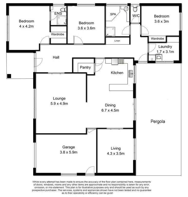 Floorplan of Homely house listing, 704 Sandon Ave, Millicent SA 5280