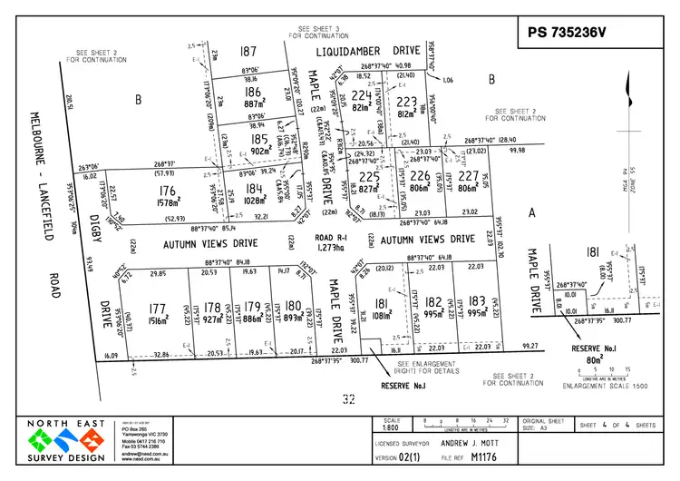 Floorplan of Homely land listing, Lot 224 Autumn Views, Romsey VIC 3434