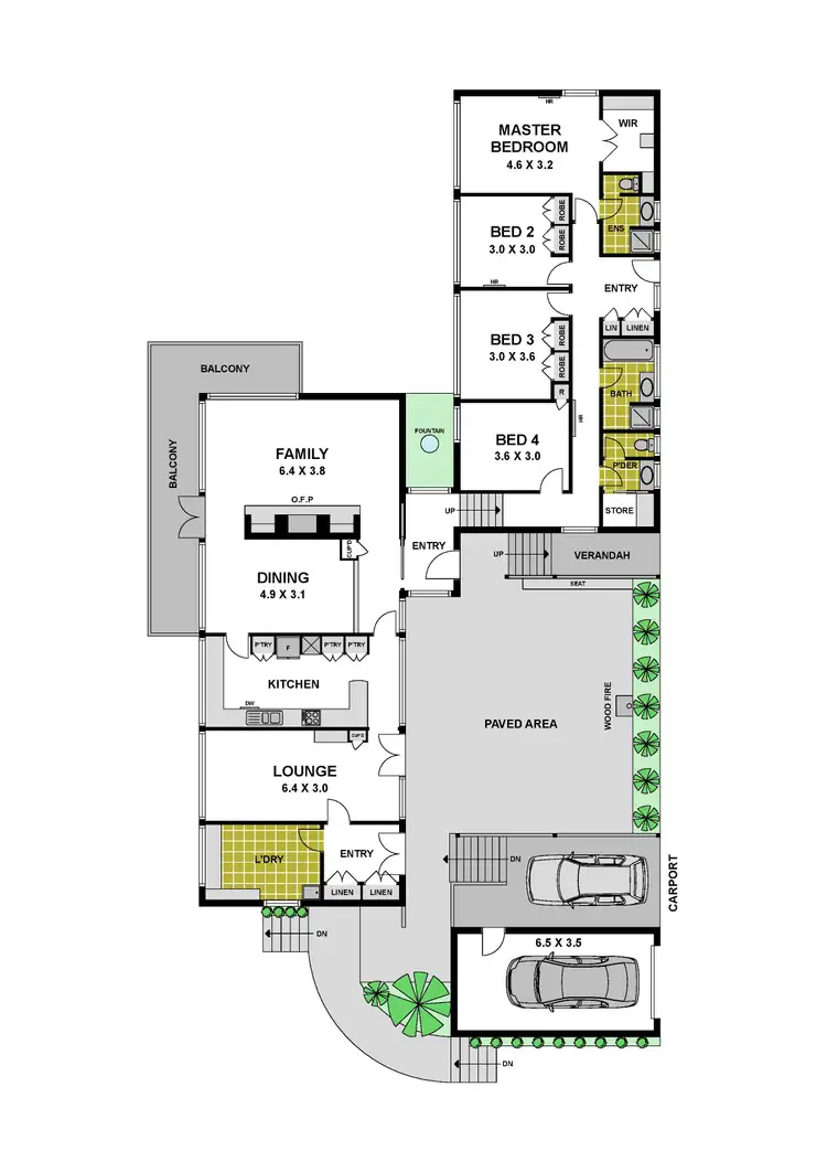 Floorplan of Homely house listing, 75 Jordan Street, Seymour VIC 3660