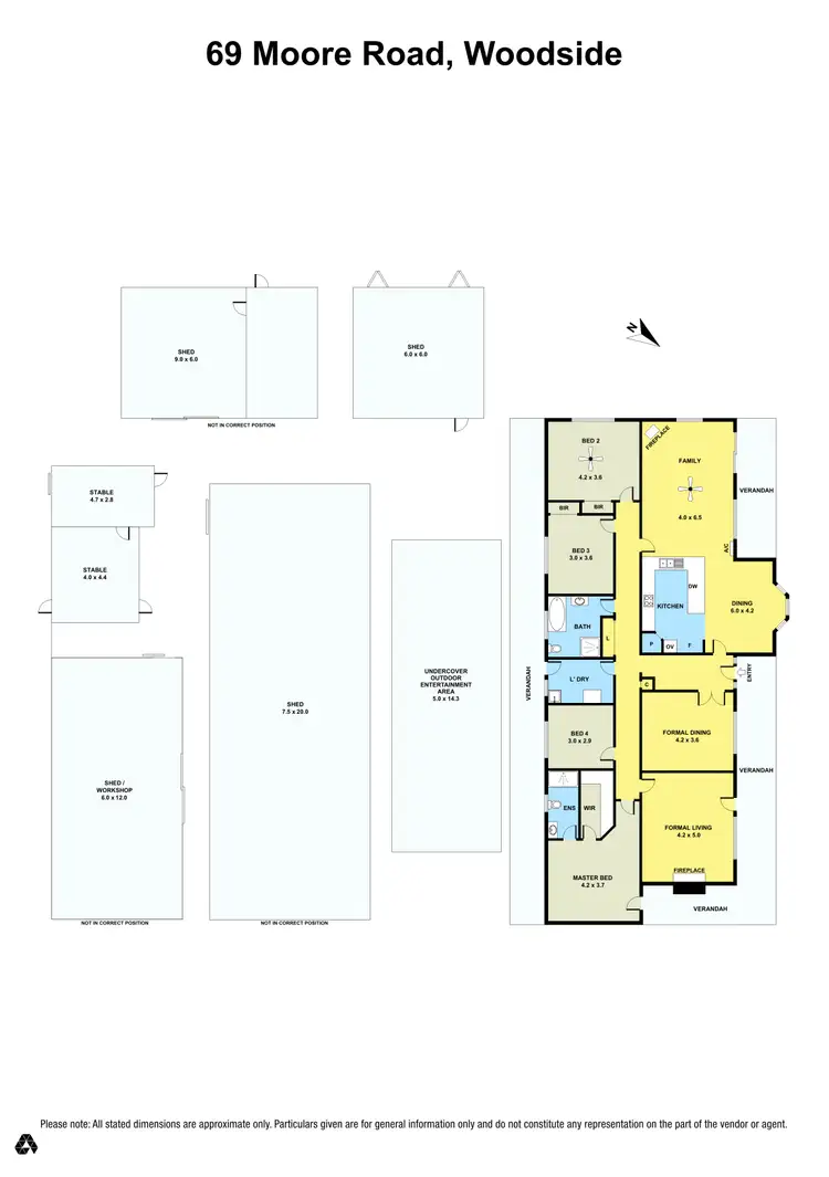 Floorplan of Homely rural property listing, 69 Moore Road, Woodside SA 5244