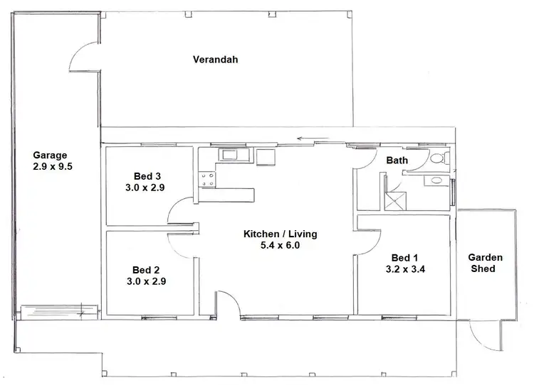 Floorplan of Homely house listing, 64 Apold Court, Morgan SA 5320
