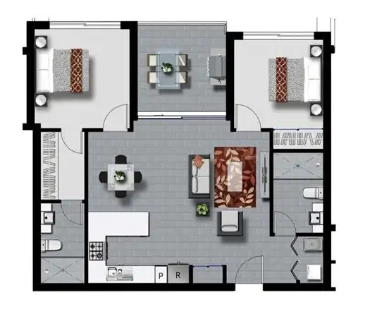 Floorplan of Homely apartment listing, 503/37 Connor Street, Kangaroo Point QLD 4169