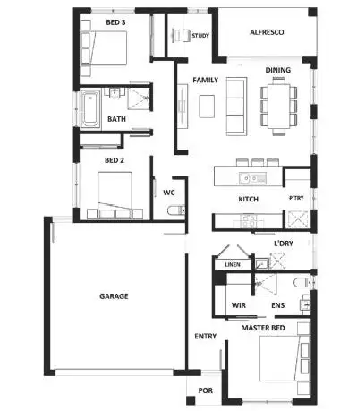Floorplan of Homely house listing, 10 UTAH COURT, Lavington NSW 2641