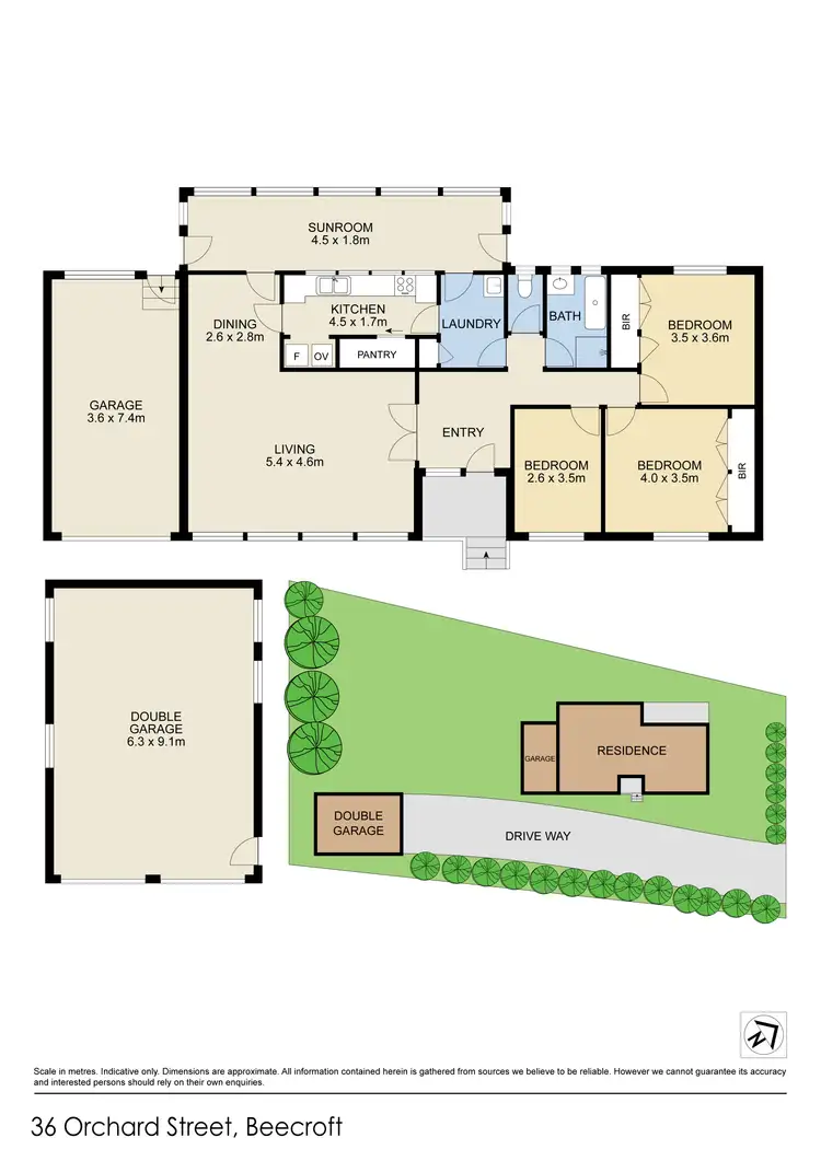 Floorplan of Homely house listing, 36 ORCHARD ROAD, Beecroft NSW 2119
