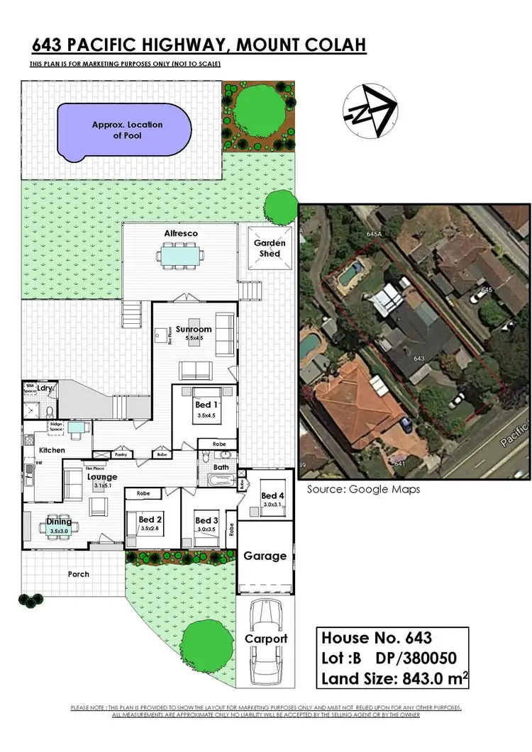 Floorplan of Homely house listing, 643 Pacific Highway, Mount Colah NSW 2079