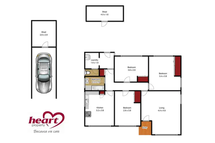 Floorplan of Homely house listing, 29 Buckley Street, Sale VIC 3850