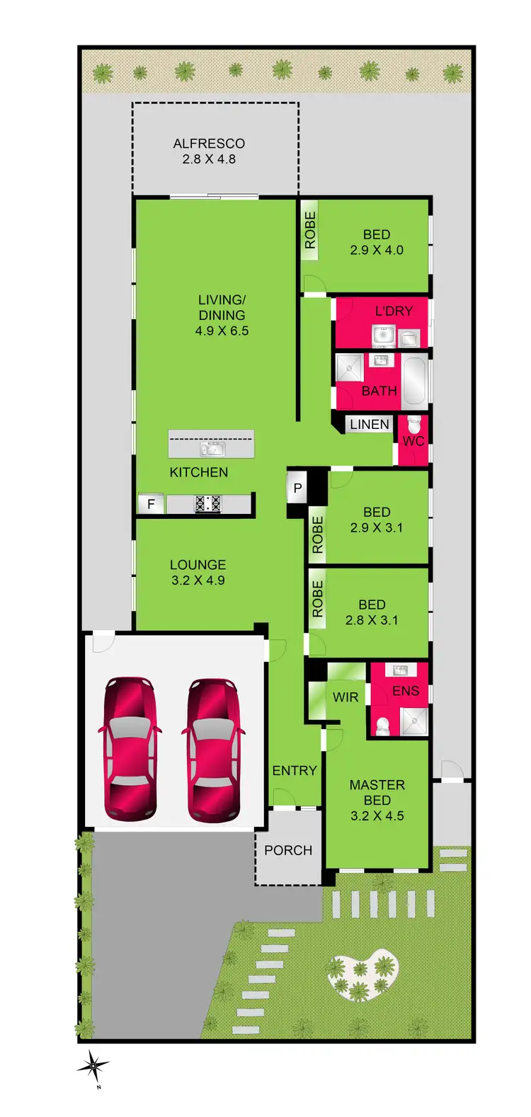 Floorplan of Homely house listing, 3 Yirn Avenue, Torquay VIC 3228