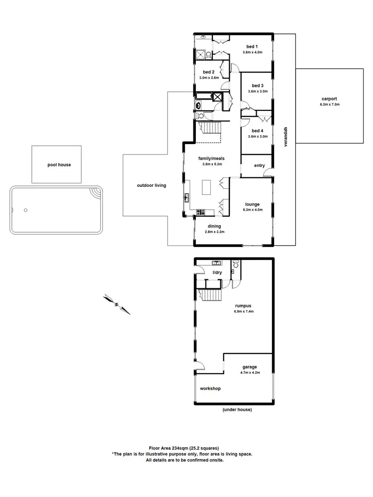 Floorplan of Homely house listing, 7 Camley Court, Berwick VIC 3806